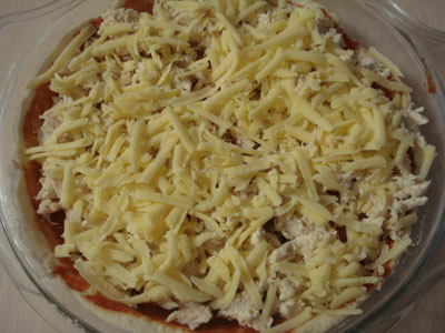 Вкусная пицца на кефире