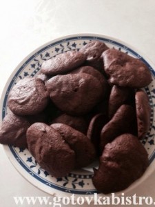 Вкусное шоколадное печенье